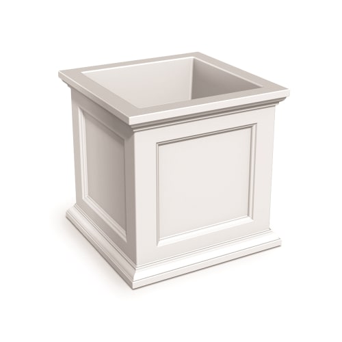 Mayne® Fairfield 28in Square Planter, White